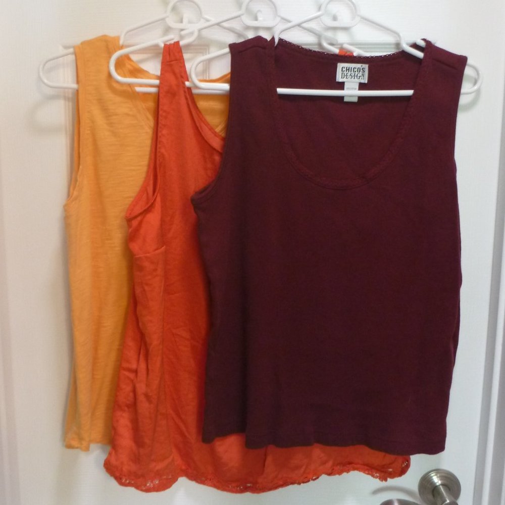 Three Chico's Women's Tank Tops